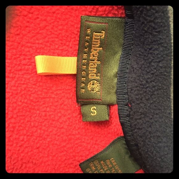 red timberland sweater